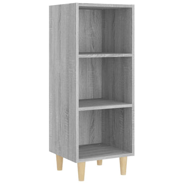 vidaXL Commode Gris Sonoma 34,5x32,5x90 cm Bois d'ingénierie