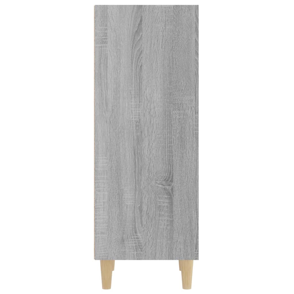 vidaXL Sideboard Grau Sonoma 34,5x32,5x90 cm Holzwerkstoff