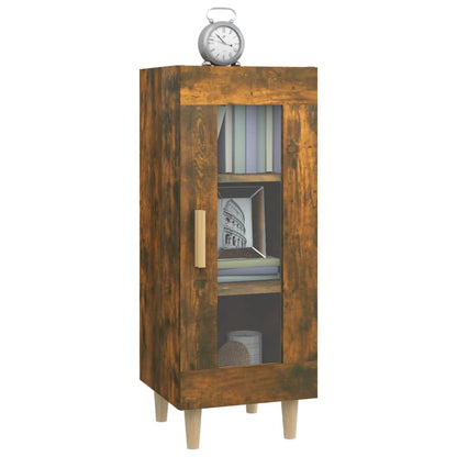 vidaXL Sideboard Räuchereiche 34,5x34x90 cm Holzwerkstoff