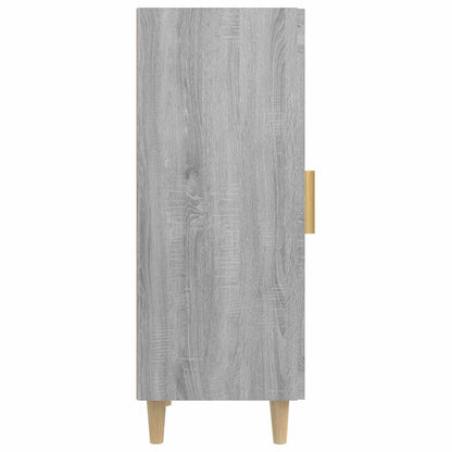 vidaXL Bahut gris Sonoma 34,5x34x90 cm Bois d'ingénierie