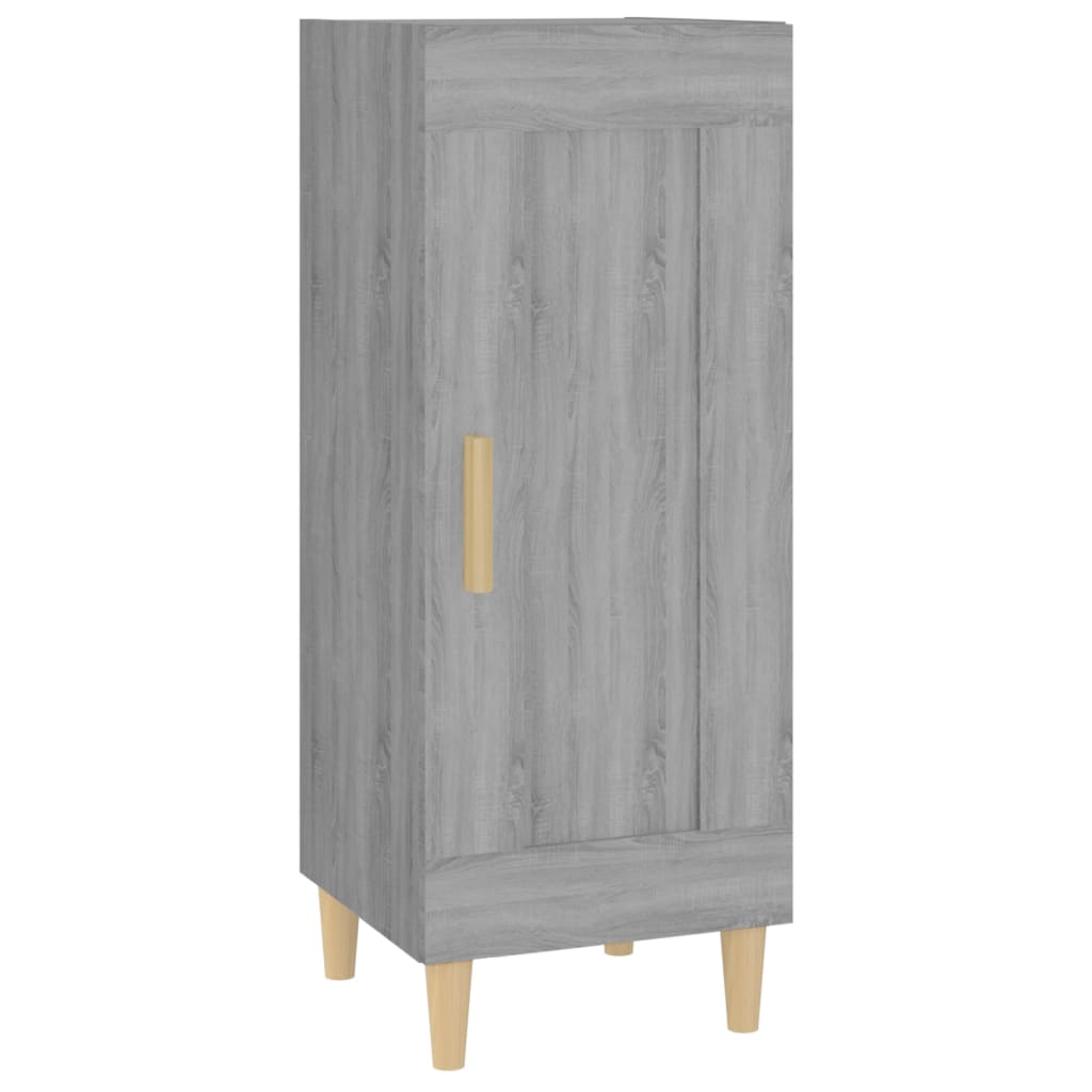 vidaXL Bahut gris Sonoma 34,5x34x90 cm Bois d'ingénierie