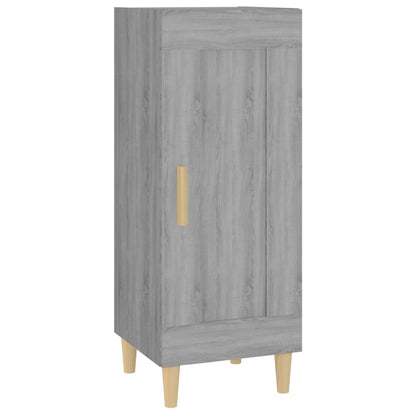 vidaXL Bahut gris Sonoma 34,5x34x90 cm Bois d'ingénierie