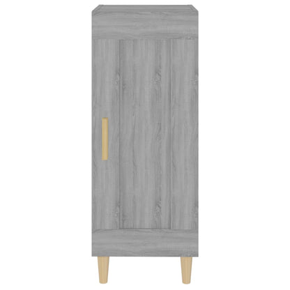vidaXL Bahut gris Sonoma 34,5x34x90 cm Bois d'ingénierie