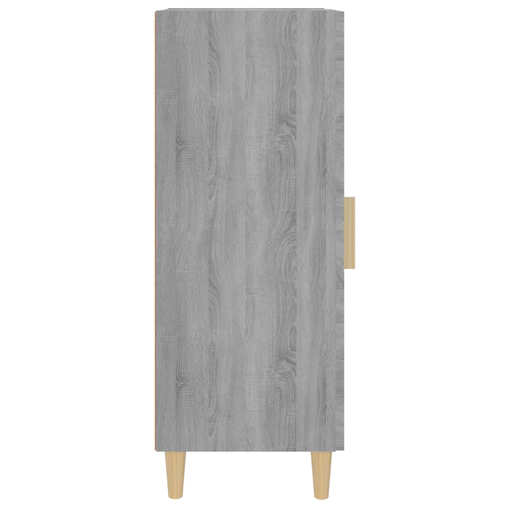 vidaXL Bahut gris Sonoma 34,5x34x90 cm Bois d'ingénierie