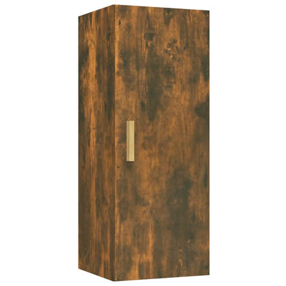 vidaXL Wandschrank Räuchereiche 34,5x34x90 cm Holzwerkstoff