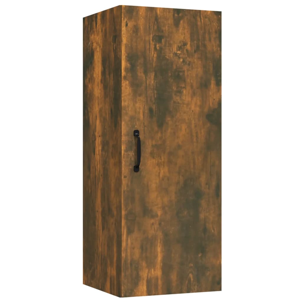 vidaXL Hängeschrank Räuchereiche 34,5x34x90 cm Holzwerkstoff