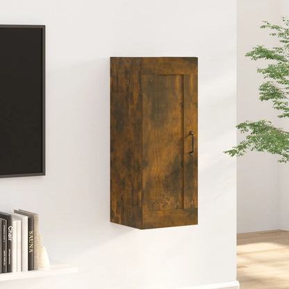 vidaXL Hängeschrank Räuchereiche 35x34x90 cm Holzwerkstoff