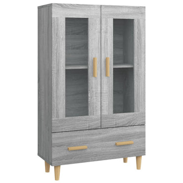 vidaXL Bahut haut gris Sonoma 70x31x115 cm en bois d'ingénierie