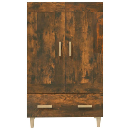 vidaXL Meuble haut chêne fumé 70x31x115 cm bois d'ingénierie