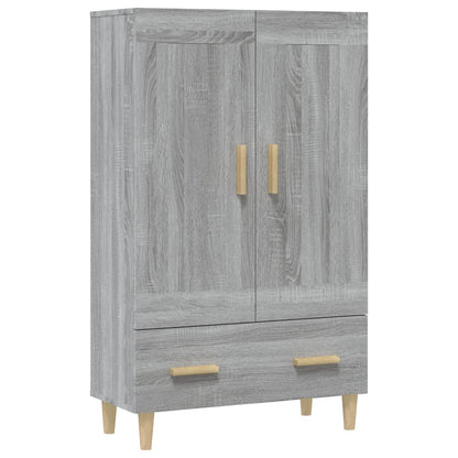 vidaXL Bahut haut gris Sonoma 70x31x115 cm en bois d'ingénierie