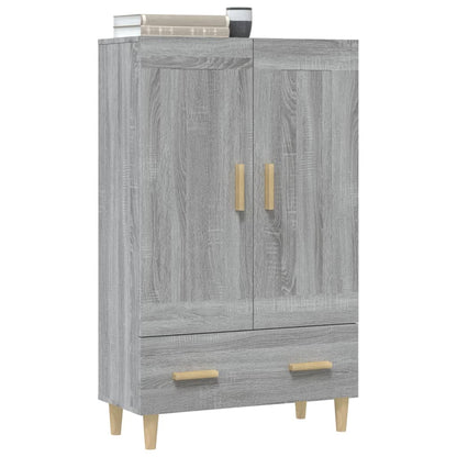 vidaXL Bahut haut gris Sonoma 70x31x115 cm en bois d'ingénierie