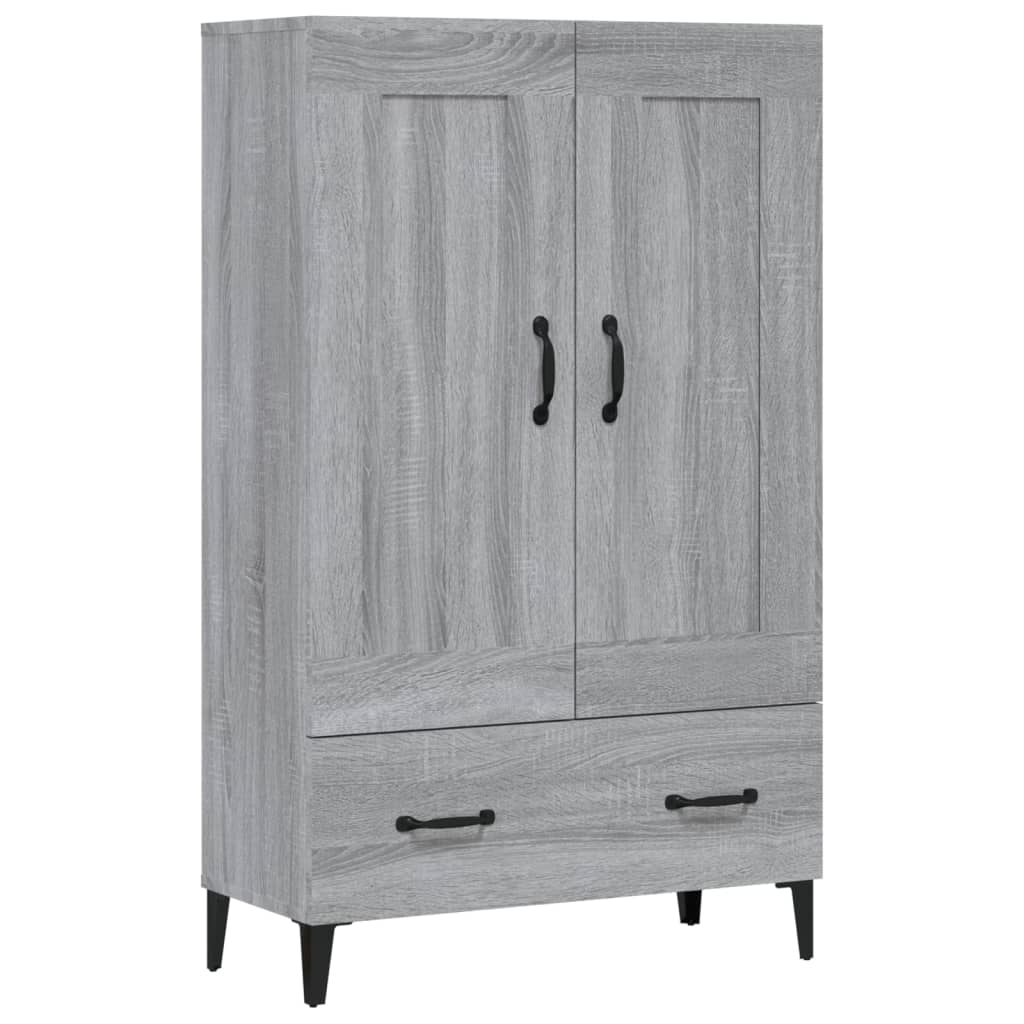 vidaXL Bahut haut gris Sonoma 70x31x115 cm en bois d'ingénierie