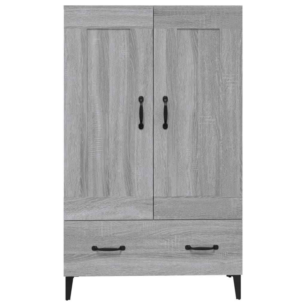 vidaXL Bahut haut gris Sonoma 70x31x115 cm en bois d'ingénierie