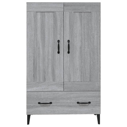 vidaXL Bahut haut gris Sonoma 70x31x115 cm en bois d'ingénierie