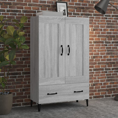 vidaXL Bahut haut gris Sonoma 70x31x115 cm en bois d'ingénierie