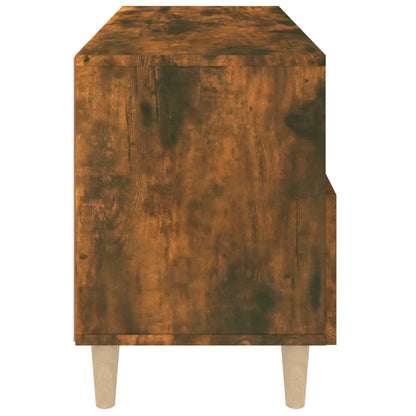 Meuble TV vidaXL chêne fumé 80x36x50 cm aggloméré