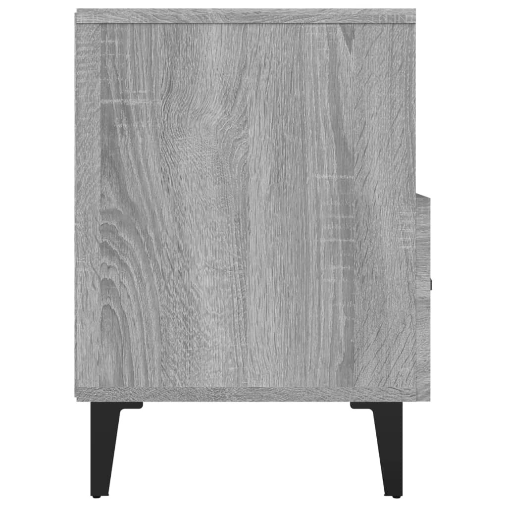 vidaXL Meuble TV Gris Sonoma 80x36x50 cm Bois d'ingénierie