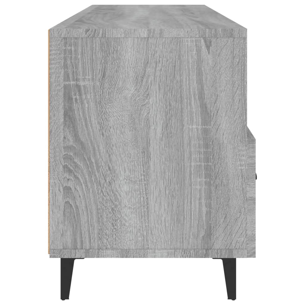 vidaXL Meuble TV gris Sonoma 102x35x50 cm Aggloméré