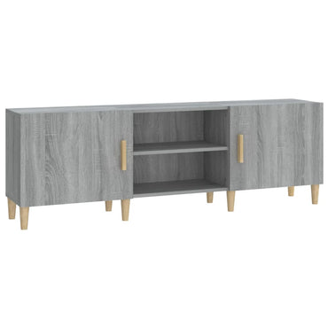 vidaXL Meuble TV Gris Sonoma 150x30x50 cm Aggloméré