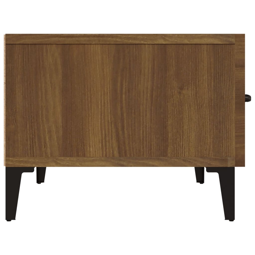 vidaXL Meuble TV Chêne Marron 150x34,5x30 cm Bois d'ingénierie