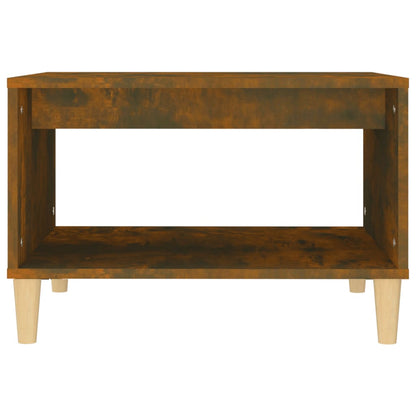 vidaXL Couchtisch Räuchereiche 60x50x40 cm Holzwerkstoff