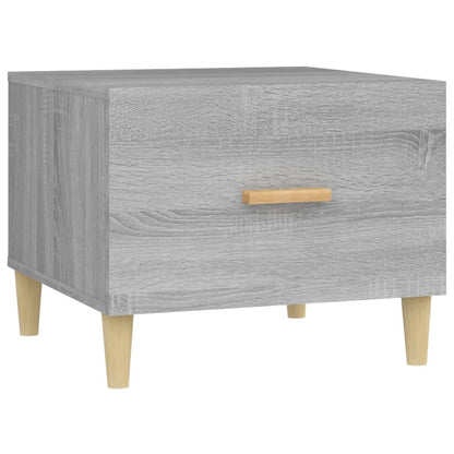 vidaXL Table basse gris Sonoma 50x50x40 cm aggloméré
