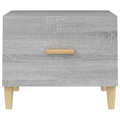 vidaXL Table basse gris Sonoma 50x50x40 cm aggloméré