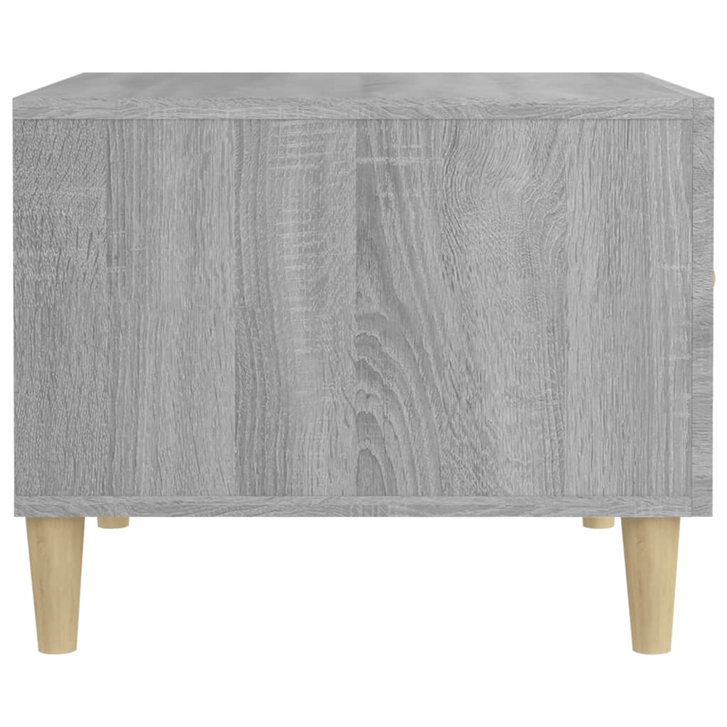 vidaXL Table basse gris Sonoma 50x50x40 cm aggloméré