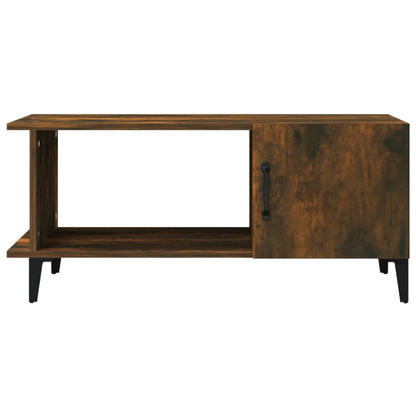 vidaXL Couchtisch Räuchereiche 90x50x40 cm Holzwerkstoff
