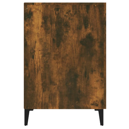 vidaXL Schreibtisch Räuchereiche 140x50x75 cm Holzwerkstoff
