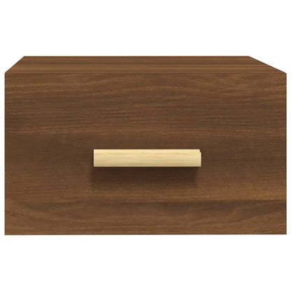 vidaXL Wand-Nachttisch Braun Eichen-Optik 35x35x20 cm