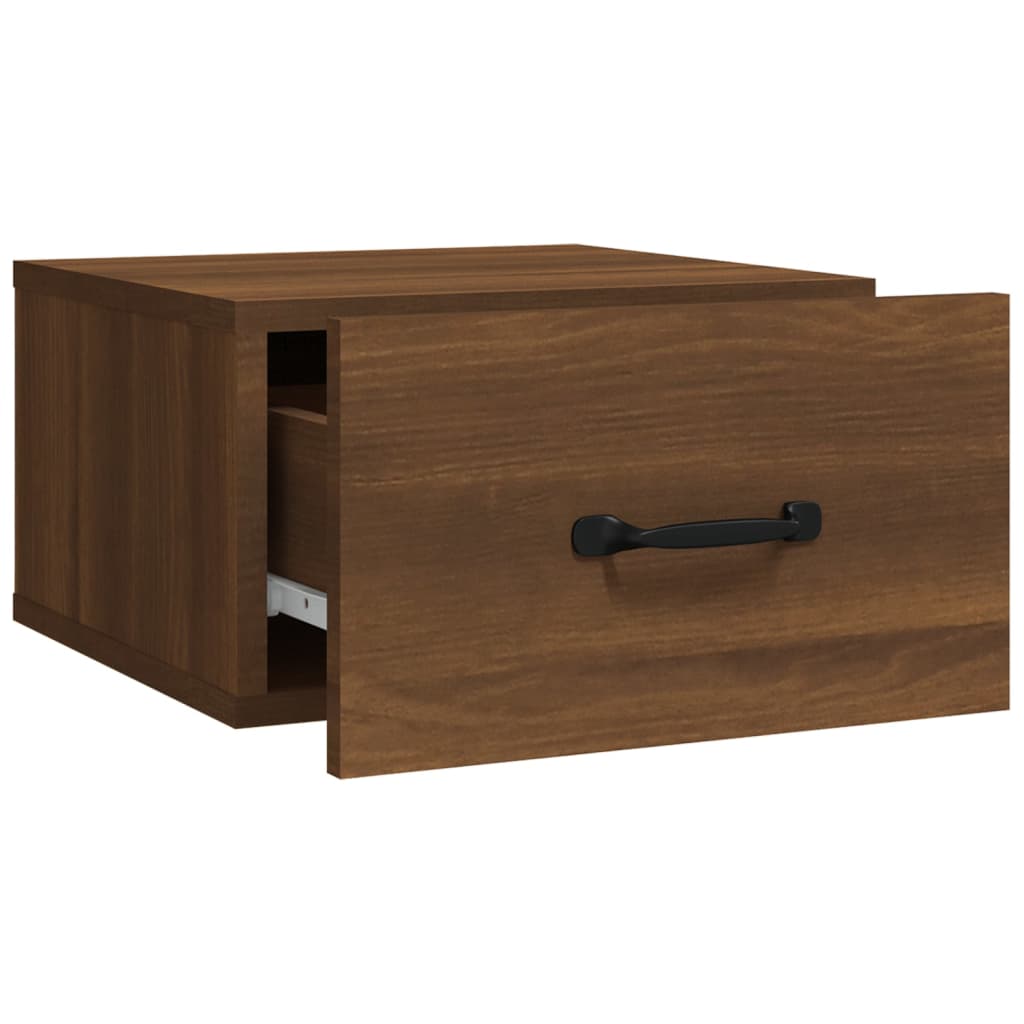 vidaXL Wand-Nachttische 2 Stk. Sonoma-Eiche 35x35x20 cm
