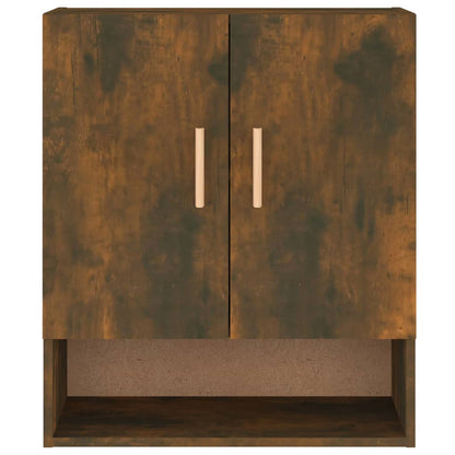 vidaXL Armoire murale chêne fumé 60x31x70 cm bois d'ingénierie