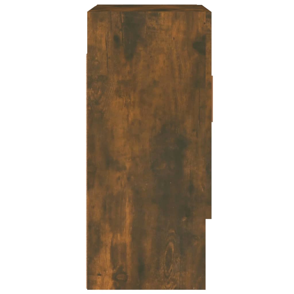 vidaXL Armoire murale chêne fumé 60x31x70 cm bois d'ingénierie