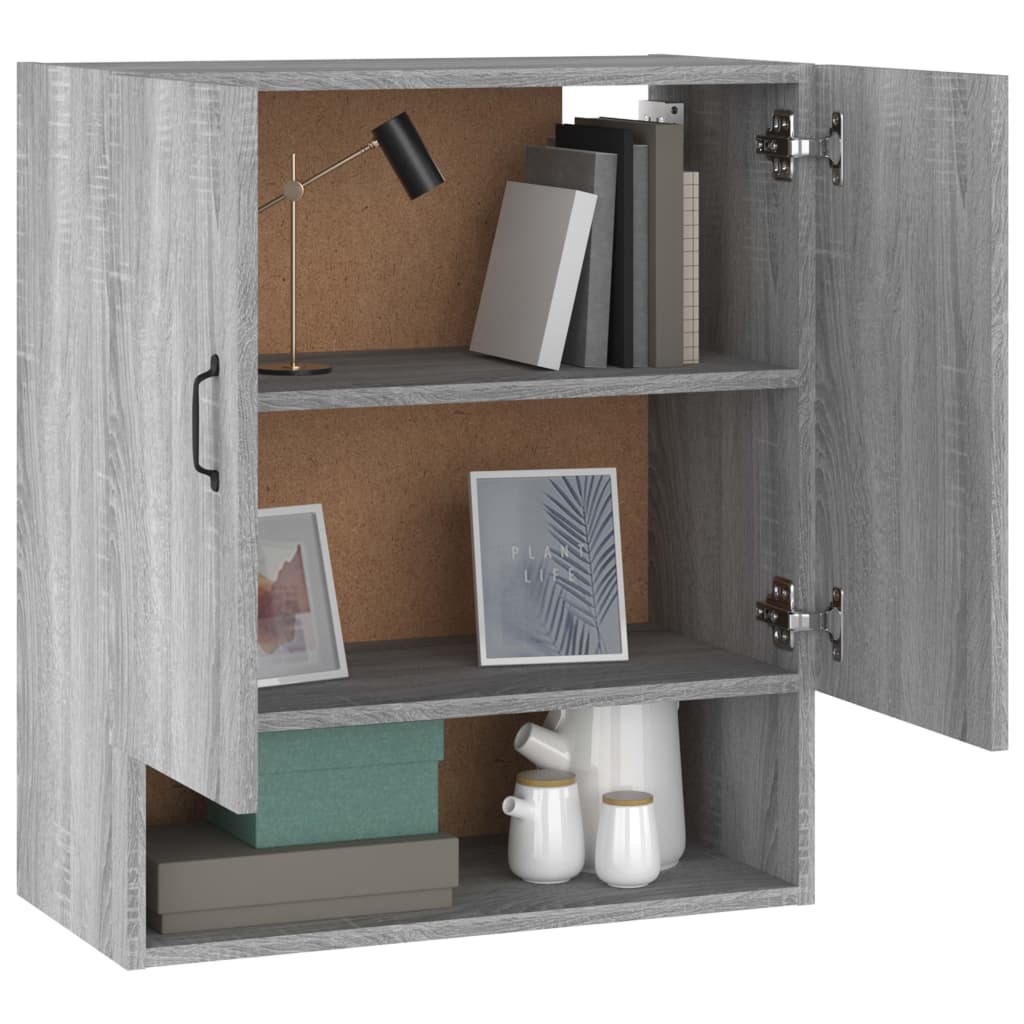 vidaXL Armoire murale gris Sonoma 60x31x70 cm bois d'ingénierie