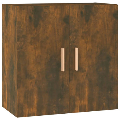 vidaXL Meuble haut mural chêne fumé 60x30x60 cm bois d'ingénierie