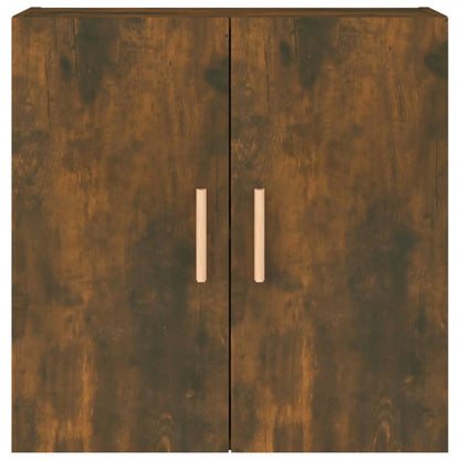 vidaXL Meuble haut mural chêne fumé 60x30x60 cm bois d'ingénierie