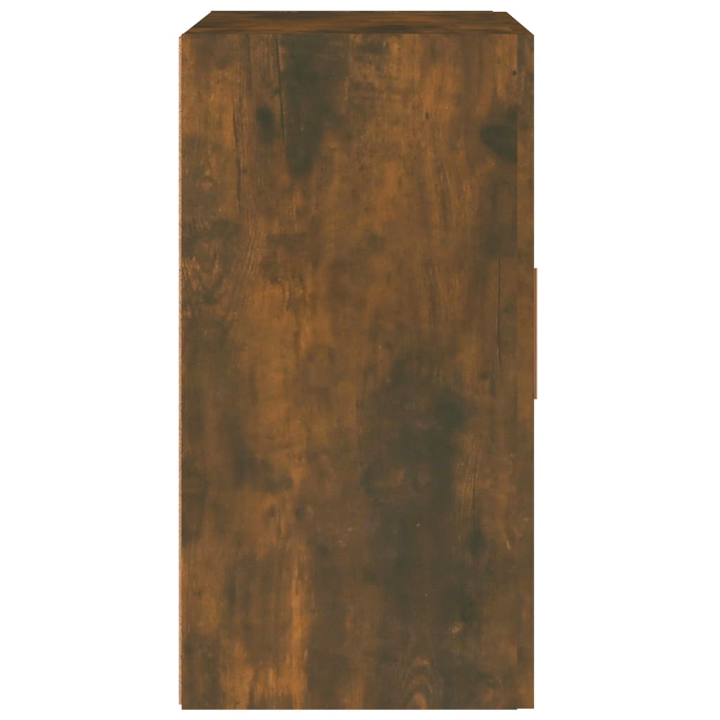 vidaXL Meuble haut mural chêne fumé 60x30x60 cm bois d'ingénierie