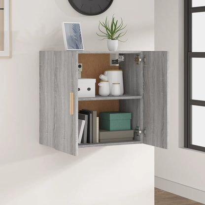 vidaXL Armoire murale gris Sonoma 60x30x60 cm bois d'ingénierie
