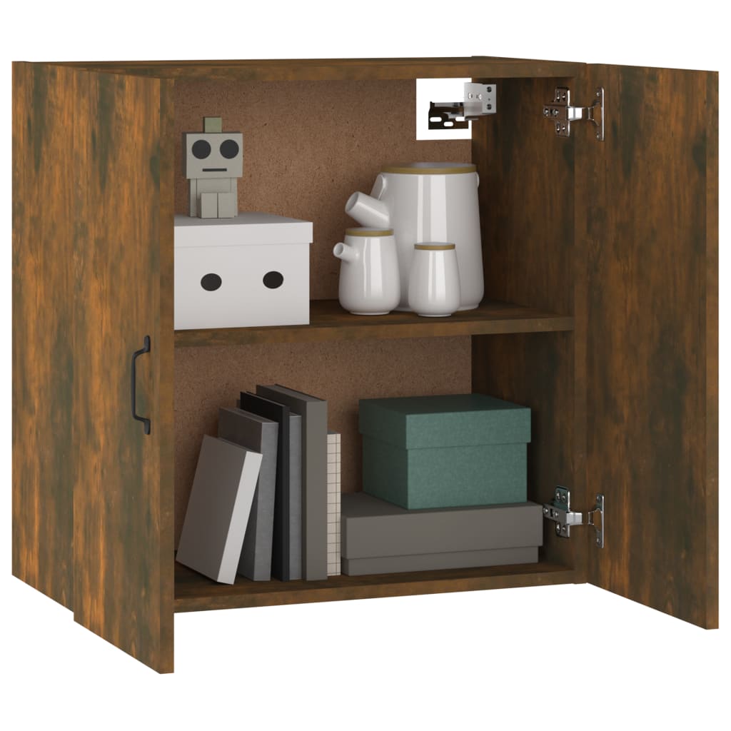 vidaXL Wandschrank Räuchereiche 60x31x60 cm Holzwerkstoff