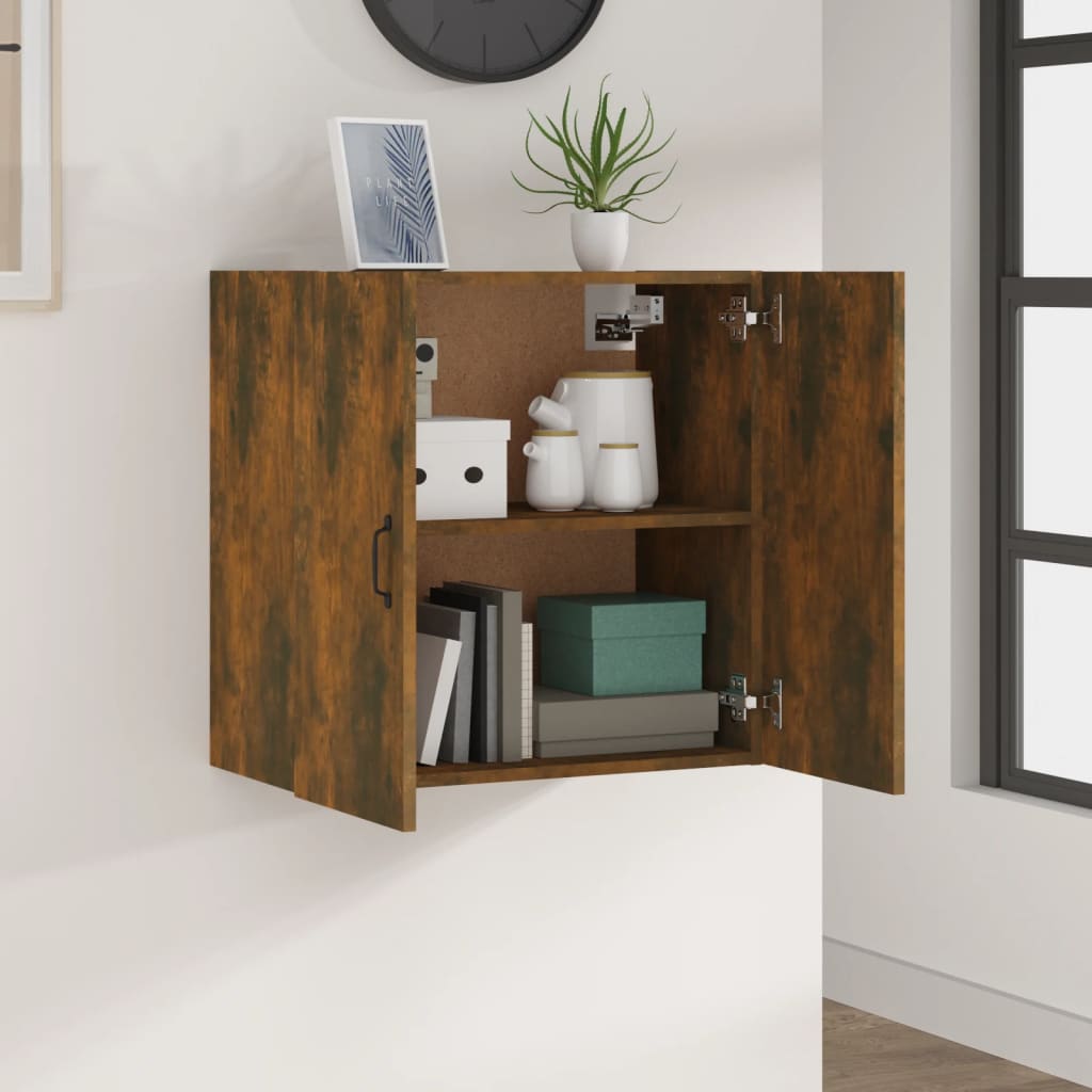 vidaXL Wandschrank Räuchereiche 60x31x60 cm Holzwerkstoff
