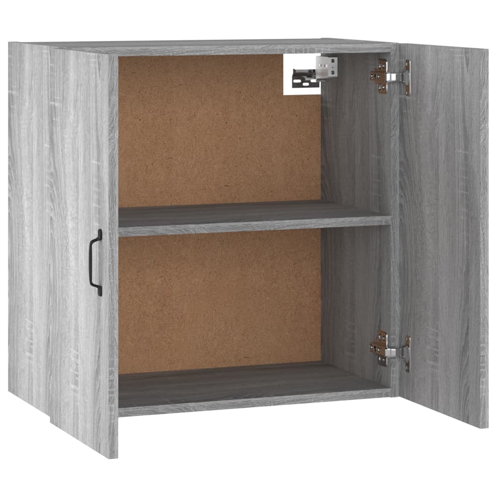 vidaXL Wandschrank Grau Sonoma 60x31x60 cm Holzwerkstoff