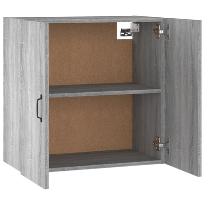 vidaXL Wandschrank Grau Sonoma 60x31x60 cm Holzwerkstoff