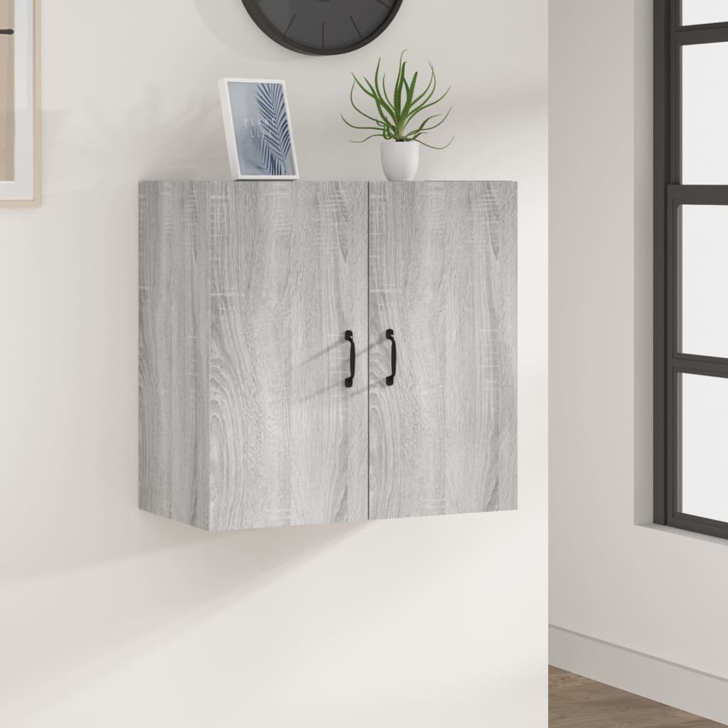 vidaXL Wandschrank Grau Sonoma 60x31x60 cm Holzwerkstoff