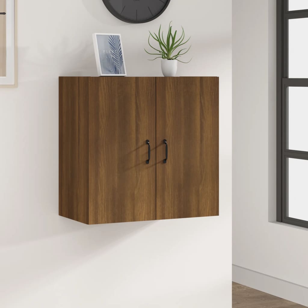 vidaXL Wandschrank Braun Eichen-Optik 60x31x60 cm Holzwerkstoff