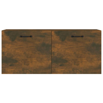 vidaXL Wandschrank Räuchereiche 80x36,5x35 cm Holzwerkstoff