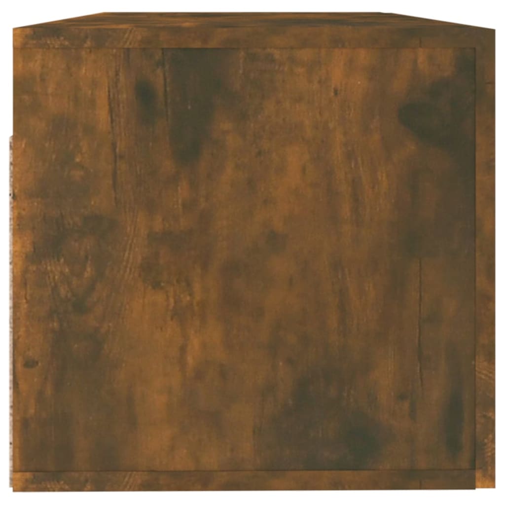 vidaXL Wandschrank Räuchereiche 100x36,5x35 cm Holzwerkstoff