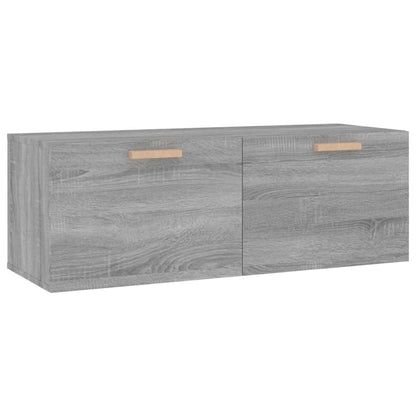 vidaXL Armoire murale gris Sonoma 100x36,5x35 cm Aggloméré