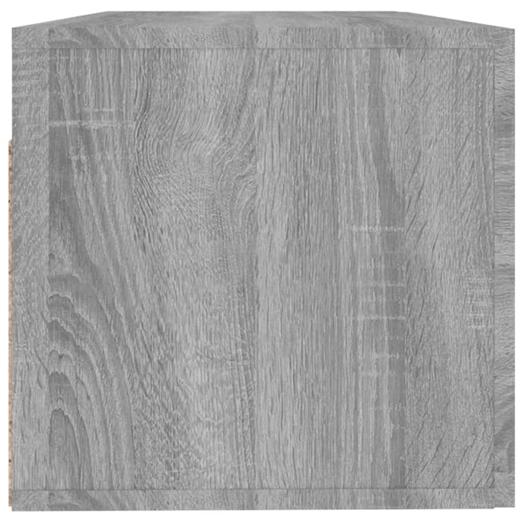 vidaXL Armoire murale gris Sonoma 100x36,5x35 cm Aggloméré