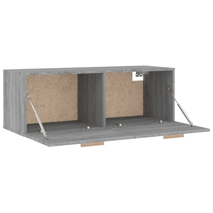 vidaXL Armoire murale gris Sonoma 100x36,5x35 cm Aggloméré